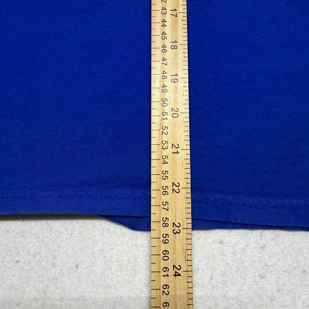 NHL New York‎ Rangers Hockey T-Shirt Blue Graphic Y2K Streetwear Youth XL 18